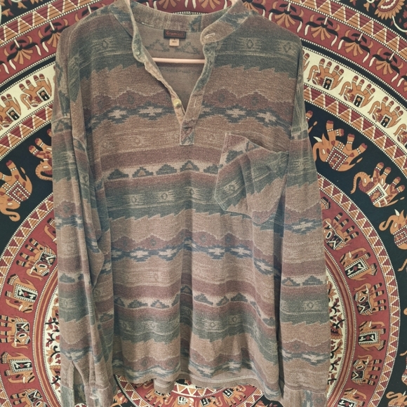 Gramicci Other - Gramicci Vintage Geometric Overshirt